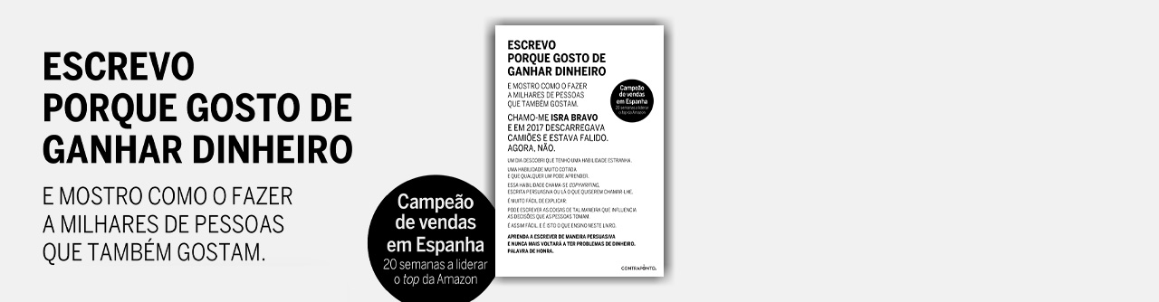 Escrevo Porque Gosto de Ganhar Dinheiro, Isra Bravo - Contraponto Editora